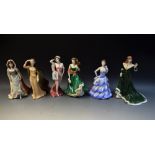 A Royal Worcester figure, Ladies of Literature, Cathy; another, similar,