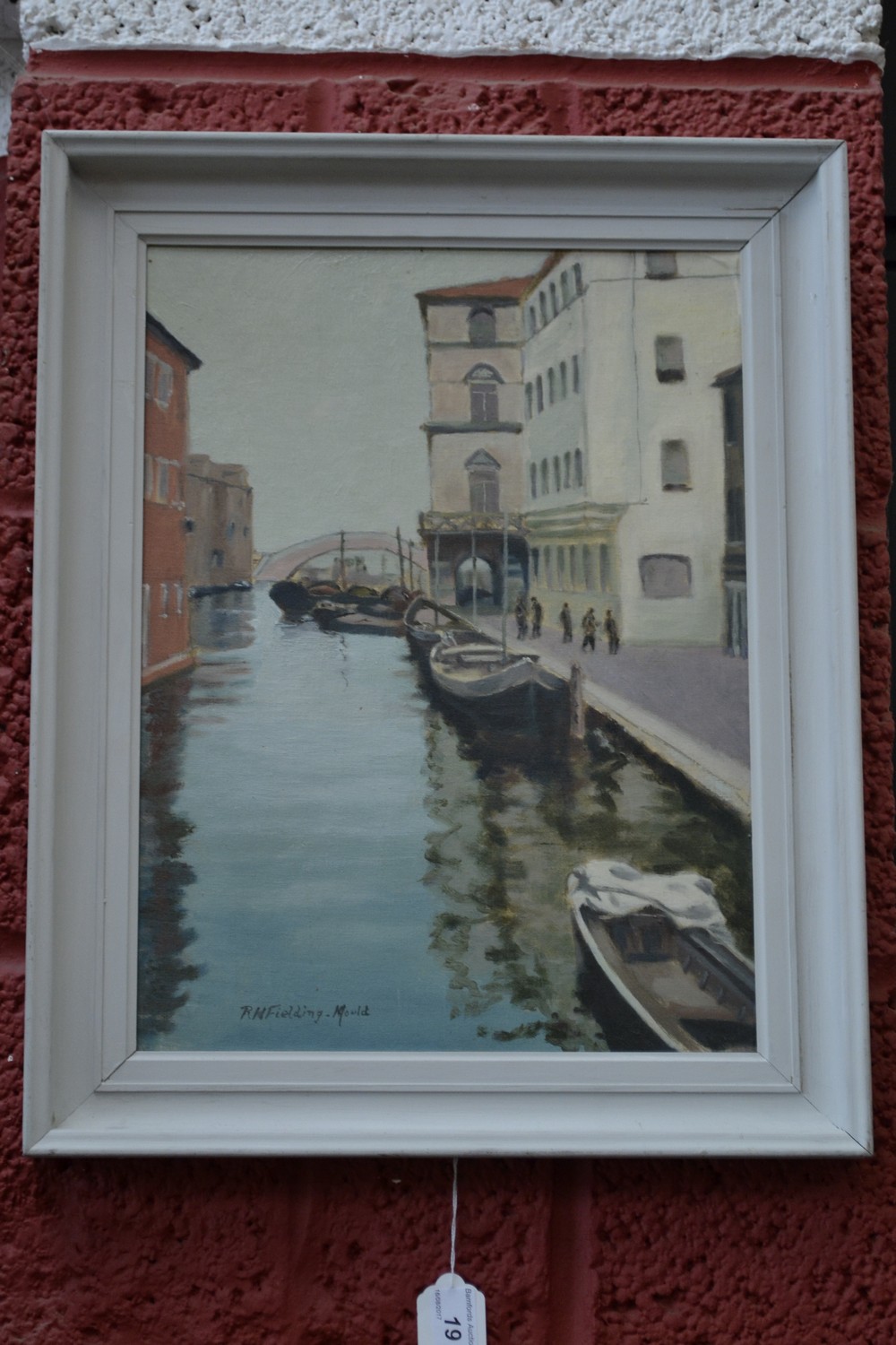 R H Fielding-Mould Venice signed, oil on board, 39.