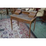 An Edwardian mahogany desk, c.