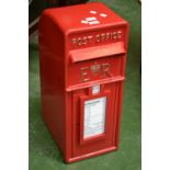 Postal History/Salvage - an Elizabeth II cast-iron rectangular postal box, domed top,