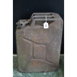 A vintage War Department jerry can