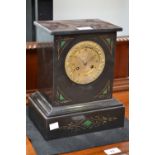 A 19th century French mantel clock,