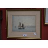 Arthur Jones Fishing Boats signed,