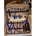 An all purpose army knife type tool kit, assorted fittings,