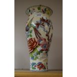 An early 19tth Century Masons Ironstone China baluster vase, flying birds pattern,