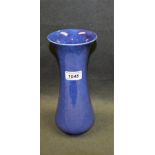 A Moorcroft waisted cylindrical powder blue vase, 25.