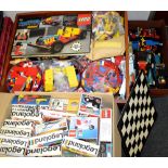 Lego - an extensive collection of building blocks, inc built cars,bricks, motors, wheels, books,