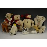 Steiff - a limited edition clockwork musical bear, Drummer Boy, white ear tag, No 037368, 1394/2007,