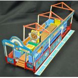 A scratch built model of a fairground ride, Cake Walk, Invigorating,