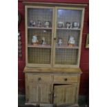 A Victorian pine dresser