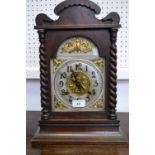 A late 19th century mantel clock, c.