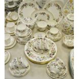 A Wedgwood Hathaway Rose pattern part tea and dinner service