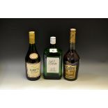 Spirits - Oliver Cromwell Gin; Martell V S Fine Cognac;