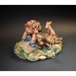 A Naples Capodimonte figure,