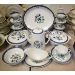 An Alfred Meakin Glo-white dinner and breakfast set