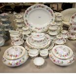 Royal Crown Derby Rose Posies - an extensive collection, including large teapot, large jug,