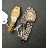 A lady's Tissot wristwatch;