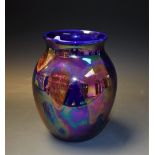 A Poole lustre glazed ovoid vase, Valerie Pullen design, C.