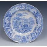 A Spode Aesop's Fables Series The Lion in Love soup plate,