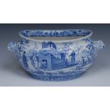 A Spode Colossal Sarcophagus at Cacamo pattern ovoid tureen, open mouth mask handles,