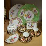 Ceramics - a pair of Royal Crown Derby 2451 pattern coffee cans and saucers; another,