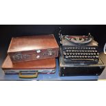 Boxes and Objects - a 1950's Imperial typewriter,