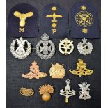 Militaria - Cap Badges - various regiments,