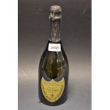 A bottle of Dom Perignon 1996 champagne