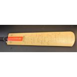 Autographs, Sport - a signed cricket bat, Benson and Hedges final 1977,