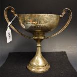 A silver trophy 'Ashby-de-la-Zouch Xmas Fat Stock Show 1933, presented by Sale & Son Ltd,