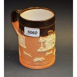 A Royal Doulton saltglaze tankard