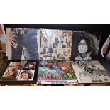 Vinyl Records - a carry case, including Rolling Stones, Exile on Main Street,