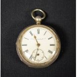 A silver pocket watch, Ford and Galloway,