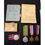 Medals - World War Two, France and Germany Star, set,