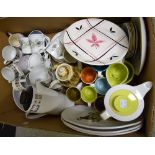 A Hostess Ballerina pattern coffee set, c.