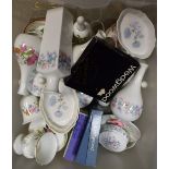 Wedgwood - trinket dishes, miniature vases, decorative bells, assorted patterns, Ice Rose,