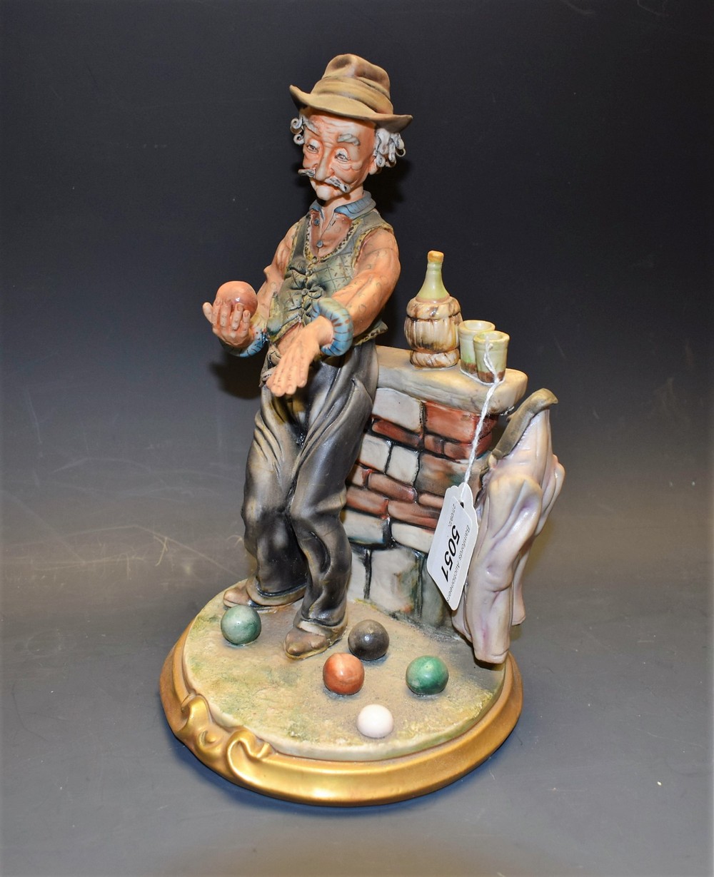 A Naples Capodimonte figure,