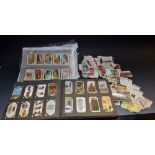 Cigarette Cards - a box of cards,