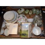 Ceramics - a Grafton china cream and gilt part tea set,