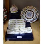 Royal Crown Derby - a limited edition Ashbourne Royal Shrovetide Football millennium collectors