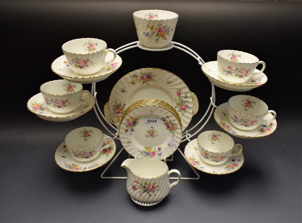 A Minton Marlow six setting tea set