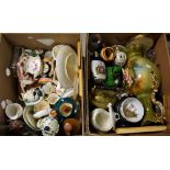 Ceramics - Royal Crown Derby Posies jugs, vase, trinket dishes, etc; others, Paragon, Noritake,