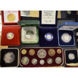 Coins, UK proof issues, in boxes of issue: 1953,