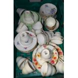 Ceramics - a Regent china tea service, soups, twelve saucers, sugar bowl, milk jug,