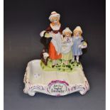 Advertising - a Yardley English Lavender soap dish with figures