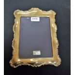 A large silver shaped rectangular photograph frame, Carrs, Sheffield 2007, 27 x 20cm,