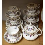 A Royal Albert Lorraine twenty three piece tea service