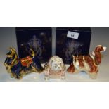 A Royal Crown Derby paperweight, Dogs of the World series, American Spaniel, boxed,
