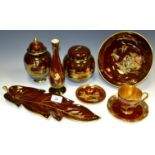 Decorative Ceramics - Carlton Ware Rouge Royale various,