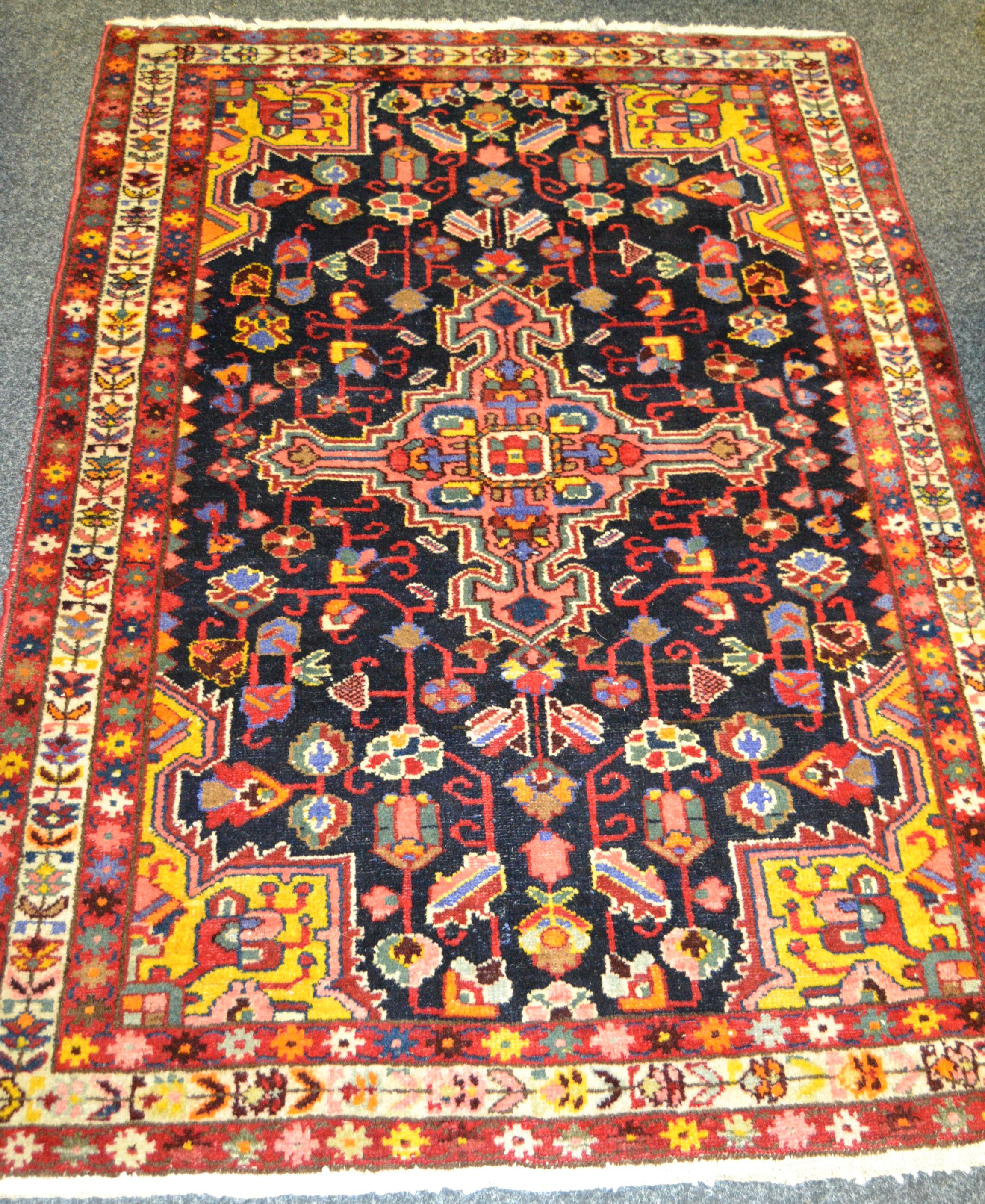 A Persian Jozan Rug 148 x 100cm